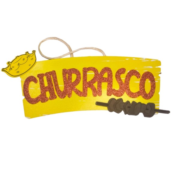 PLACA DEC CHURRASCO MAD