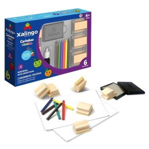 CARIMBOS EDUCATIVOS FRUTAS XALINGO