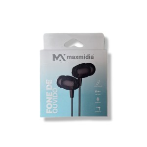 FONE DE OUVIDO COM MICROFONE NA CAIXA