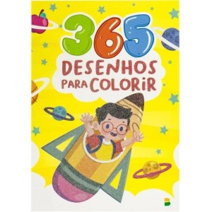 LIVRO 365 DESENHOS P COLRIR AMARELO