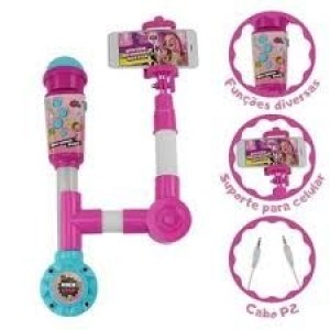 MICROFONE C SUP P/ CELULAR