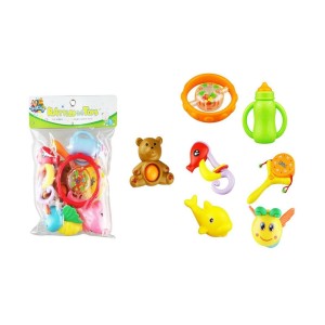 CHOCALHO PLASTICO KIT COM 7