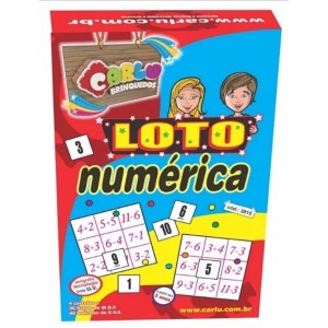 LOTO NUMERICA 80PCS (CAIXA PAPELAO) CARLU3015