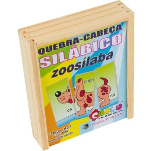 QUEBRA CABECA SILABICO ZOOSILABAS CARLU1054