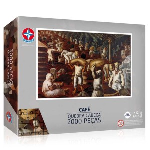 QUEBRA CABEÇA 2000 PCS PORTINARI CAFE ESTRELA