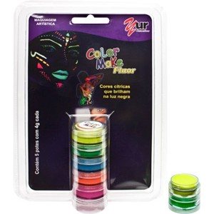 TINTA CREMOSA FLUORES 5 CORES COLORMAKE