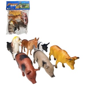 KIT ANIMAIS FAZENDA C/6 ATTIC