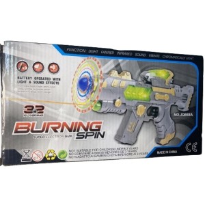 PISTOLA PROJETIL COM LUZ E SOM