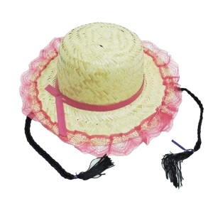 CHAPEU RENDADO C/ TRANCA