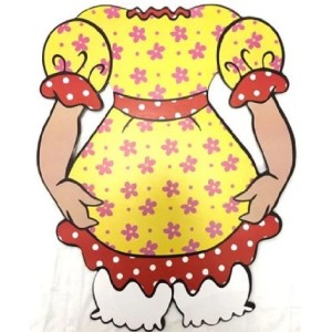 PAINEL VESTIDO CAIPIRA PAPEL NC