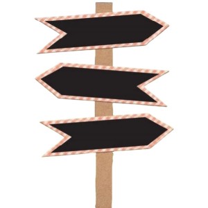 PLACA JARDIM SETAS  GRINTOY