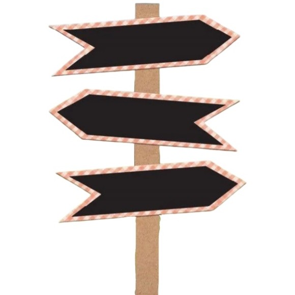 PLACA JARDIM SETAS  GRINTOY