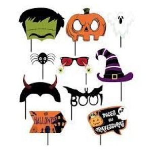 PLAQUINHAS HALLOWEN C/10 NC