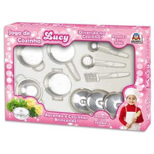 JOGO DE COZINHA INOX COM TAMPA